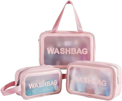 Transparent Makeup Bag Women Wash Bag Travel Organizer, Cosmetic Organizer Bag